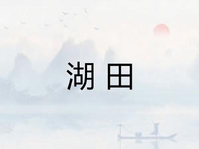 湖田