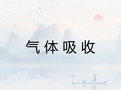 气体吸收