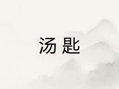 汤匙