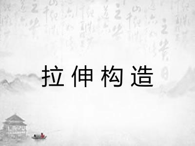 拉伸构造