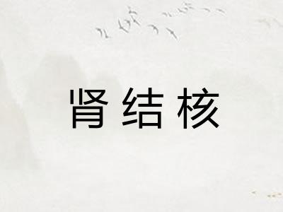 肾结核