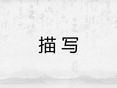 描写