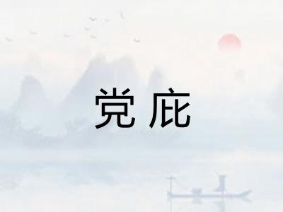党庇