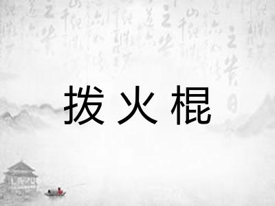 拨火棍