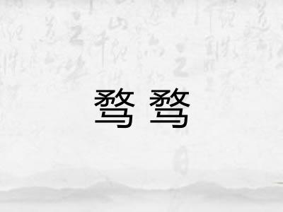 骛骛