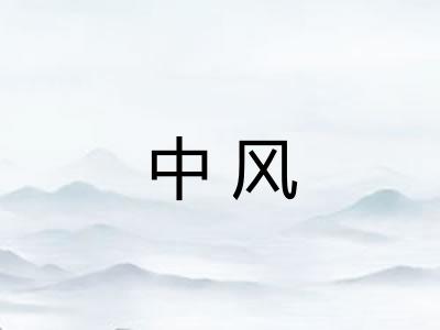 中风