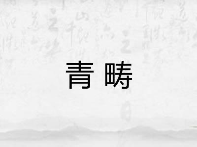 青畴
