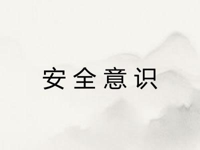 安全意识