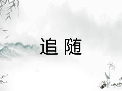 追随