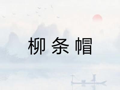 柳条帽