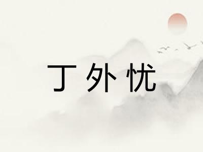 丁外忧