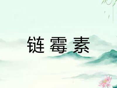 链霉素