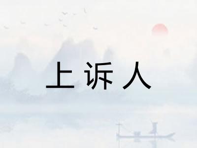 上诉人