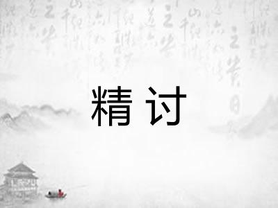 精讨