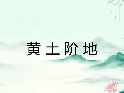 黄土阶地