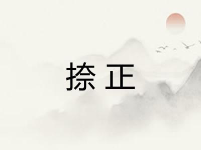 捺正