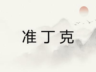 准丁克