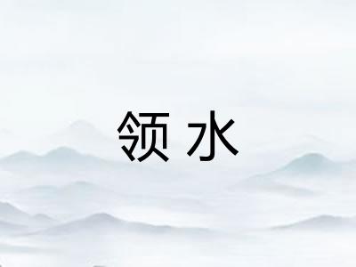 领水