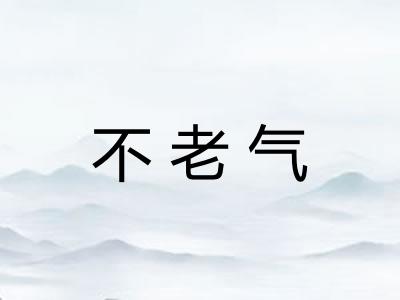 不老气