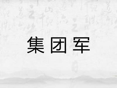集团军