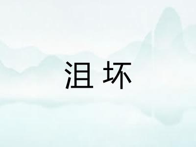 沮坏