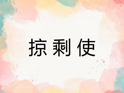 掠剩使