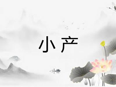 小产