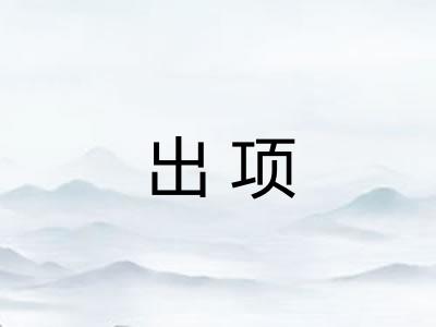 出项