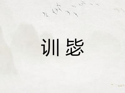 训毖