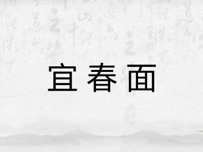 宜春面