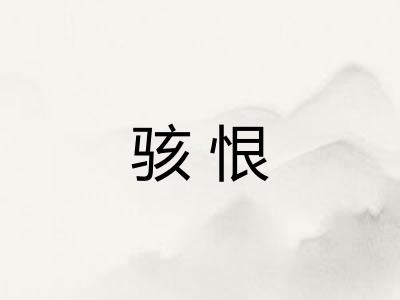 骇恨