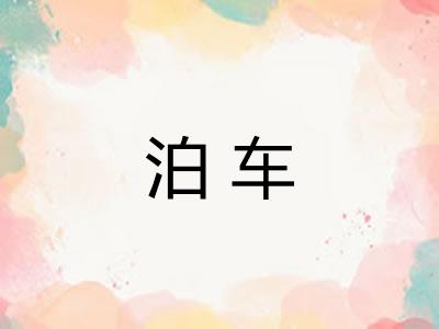 泊车
