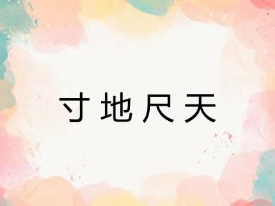 寸地尺天