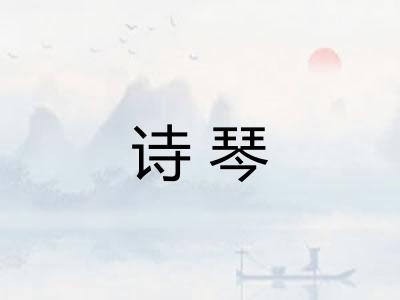 诗琴