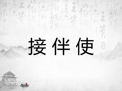 接伴使