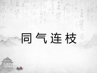 同气连枝
