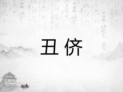 丑侪