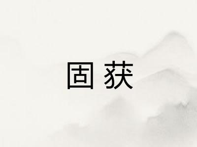 固获