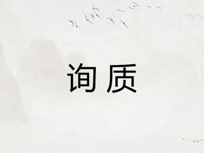 询质