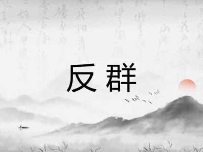 反群