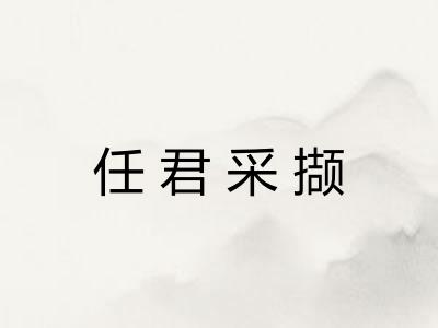 任君采撷