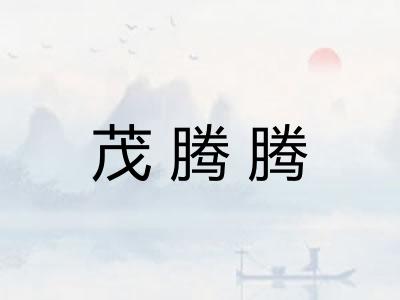 茂腾腾