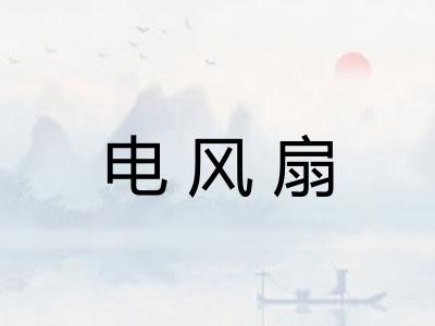 电风扇