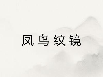 凤鸟纹镜