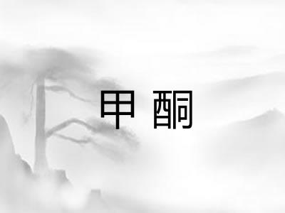 甲酮