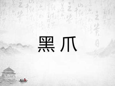 黑爪