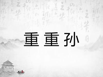 重重孙