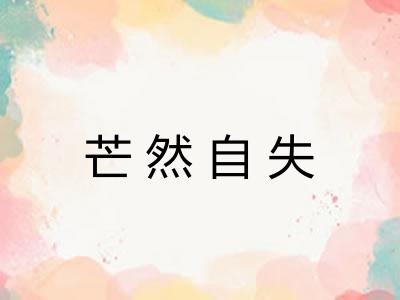 芒然自失
