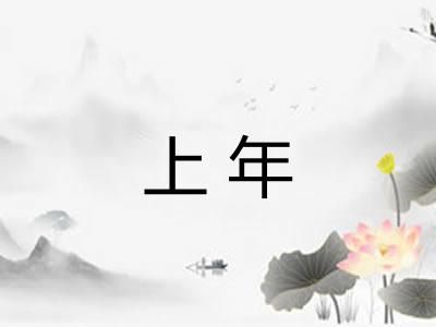 上年