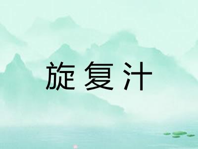 旋复汁